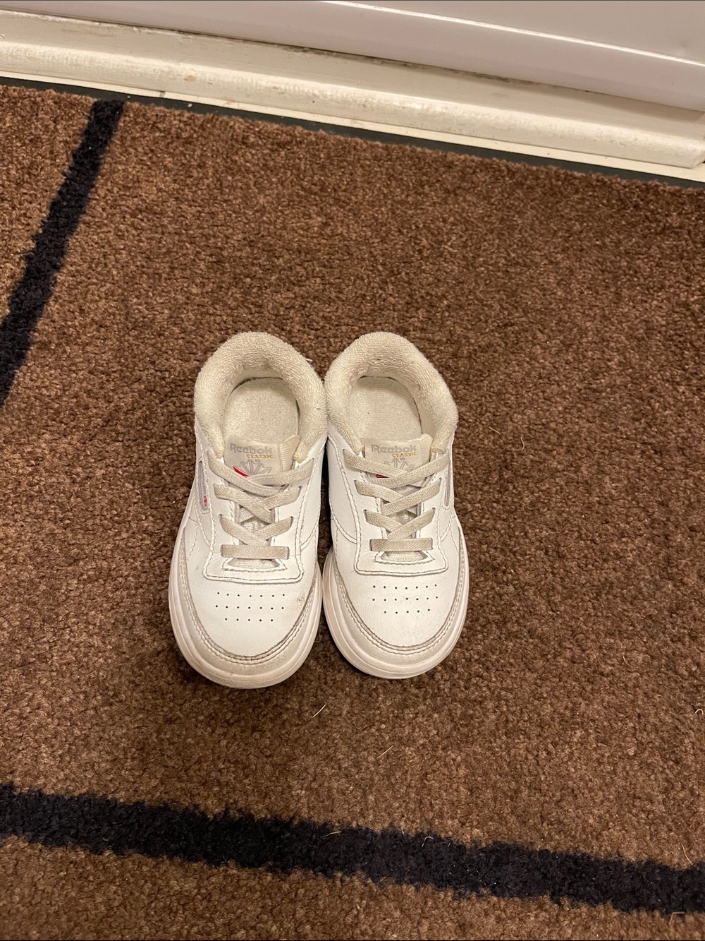 Reebok Kids White Low-Top Sneakers